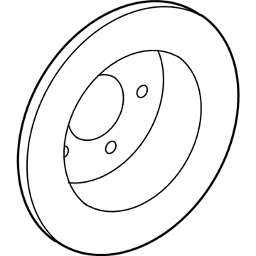 Ford Crown Victoria Brake Rotor - 3W7Z-2C026-AB