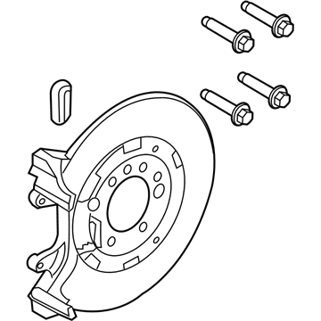 Mercury 6W1Z-2B582-C Plate Assembly - Brake Back