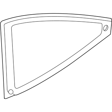 Ford 6S4Z-6129710-A Glass - Quarter Window