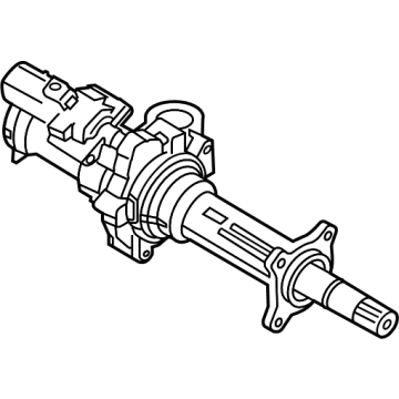 MB3Z-3D102-B Ford Shaft - Front Axle Illustration 1 of 1