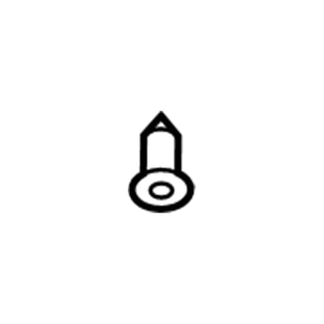 -W718379-S300 Ford Deflector Panel Clip Illustration 1 of 1