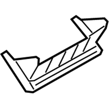 Ford DV4Z-8310-A Air Deflector, Front Upper Driver Side DV4Z-8310-A Ford Air Deflector, Front Upper Driver Side Illustration 1 of 1