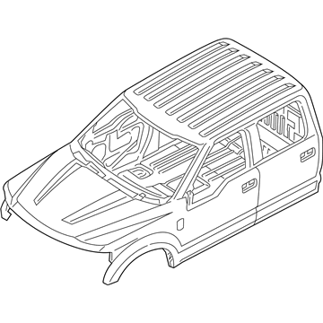 Ford LC3Z-26001B24-A Cab Assembly - Trimmed - Primed