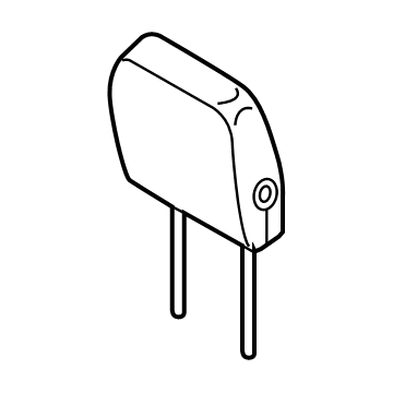 Ford KB3Z-21611A08-AA Head Rest Assembly