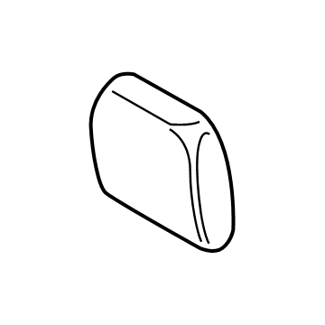 Ford KB3Z-21501A05-AA Cover Assembly - Rear Seat Headrest