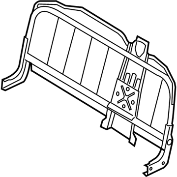 Ford 8C2Z-16613A38-D Frame - Rear Seat Back Retainer