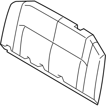 Ford 8C2Z-1666800-A Pad - Rear Seat Back
