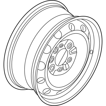 Ford NL3Z-1007-E Wheel Assembly