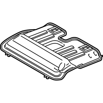 Ford GN1Z-9663161-G Frame And Spring - Rear Seat Cushion