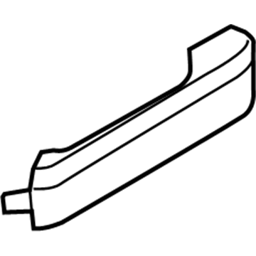 FL3Z-1822642-AA Ford Armrest Cover, Front Passenger Side Illustration 1 of 1