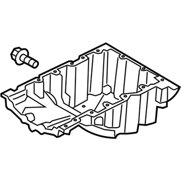 Ford ML3Z-6675-D Pan Assembly - Engine Oil