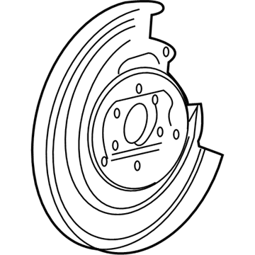 Lincoln 7L1Z-2C028-A Shield - Brake Disc Splash