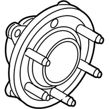Ford 7L1Z-1109-B Hub Assembly - Wheel