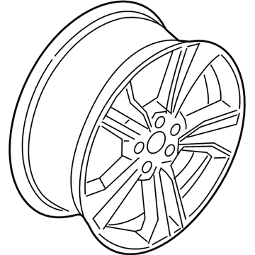 Lincoln HS7Z-1007-F Wheel Assembly
