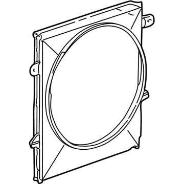 Ford F87Z-8146-HA Shroud - Radiator Fan