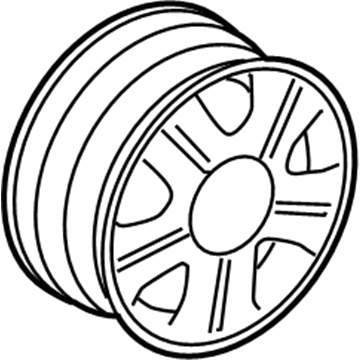 Ford 6R3Z-1007-D Wheel Assembly