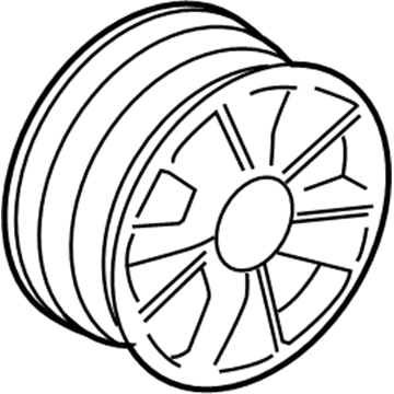 Ford 6R3Z-1007-E Wheel Assembly