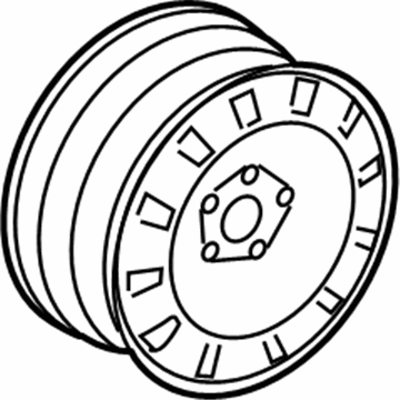 Ford 4R3Z-1007-GA Wheel Assembly
