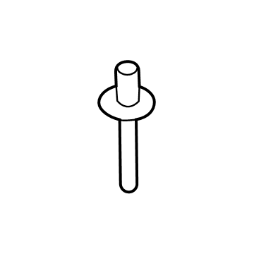 Ford -W705436-S300 Rivet - Plastic