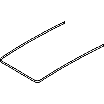 LC5Z-7851884-B Ford Rear Weatherstrip Illustration 1 of 1
