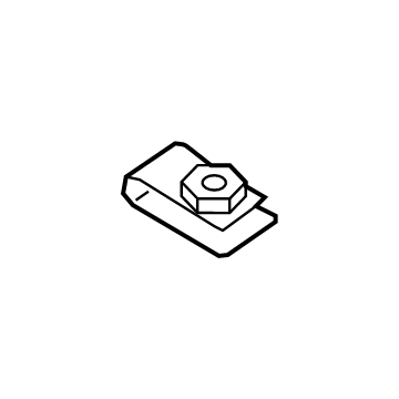 Ford -W520802-S439 Nut - Spring