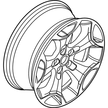 Ford BG1Z-1007-B Wheel Assembly