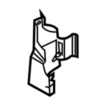 5F9Z-74103A22-AA Ford Extension, Passenger Side Illustration 1 of 1