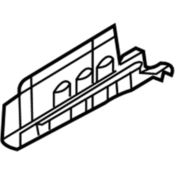 5F9Z-74101D10-AA Ford Rail Extension, Rear Passenger Side Illustration 1 of 1