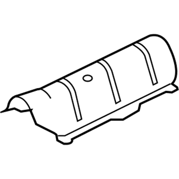 5F9Z-74112B32-A Ford Heat Shield, Rear Illustration 1 of 1