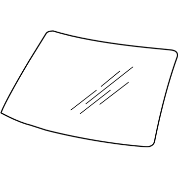 Ford 9C2Z-1503100-A Glass - Windscreen