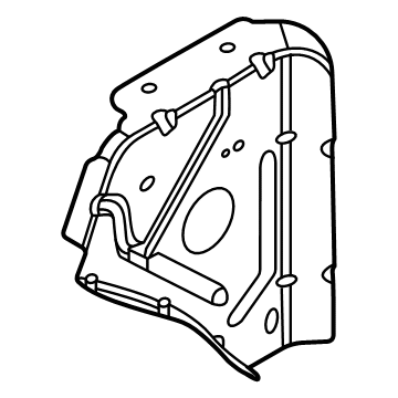 Ford 3C2Z-10769-AA Support - Battery Tray