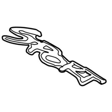 Ford XL3Z-9925622-CAA Name Plate