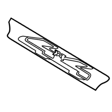 Ford XL3Z-9925622-BAA Name Plate