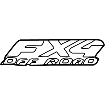 Ford 2L3Z-8425622-BAE Name Plate