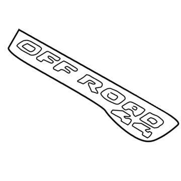 Ford 1L3Z-8425622-AAA Name Plate