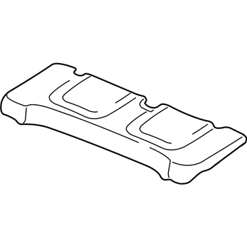 Lincoln 2C5Z-7863840-CA Pad - Rear Seat Cushion