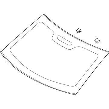 Lincoln 8A5Z-5442006-A Glass - Back Window