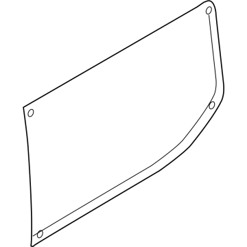 Ford BK3Z-6129711-AL Glass - Quarter Window