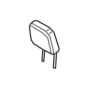 Ford LB5Z-78611A08-CK Headrest - Cover And Pad