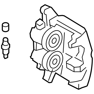Ford FR3Z-2B120-J Caliper Assembly - Brake - Less Pad