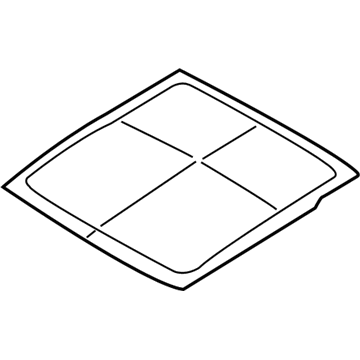 Ford JT4Z-58500A18-A Glass - Roof