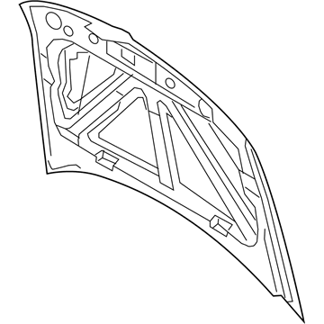 Lincoln DA5Z-16612-A Hood Assembly