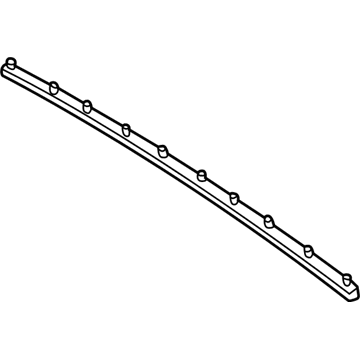Mercury 8L8Z-7802254-B Weatherstrip - Door Lower