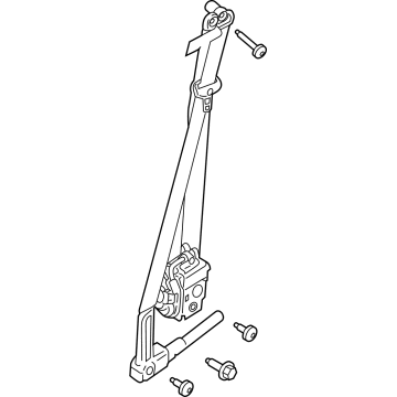 MB3Z-58611B08-AC Ford Pretensioner - Seat Belt Retractor Illustration 1 of 1