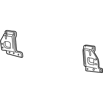 Ford 1C3Z-17B985-AA Plate - Bumper Mounting