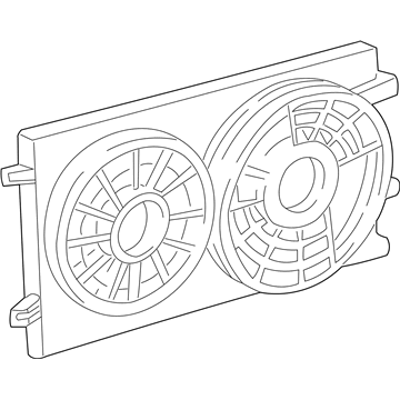 Ford 5F2Z-8C607-CB Motor And Fan Assembly - Engine Cooling
