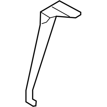Ford 9L3Z-8182-A Grille Bracket, Passenger Side 9L3Z-8182-A Ford Grille Bracket, Passenger Side Illustration 1 of 1