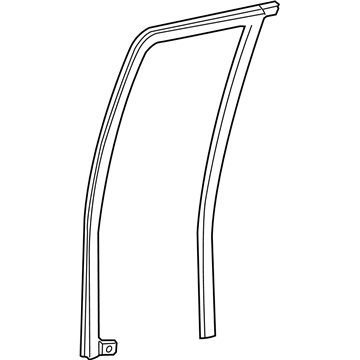 Lincoln 8L1Z-7825767-AB Run Assembly - Glass