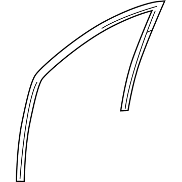 Lincoln 5L3Z-1521537-AA Run - Door Glass