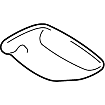 Lincoln 3W1Z-5404104-AAA Visor Assembly - Sun